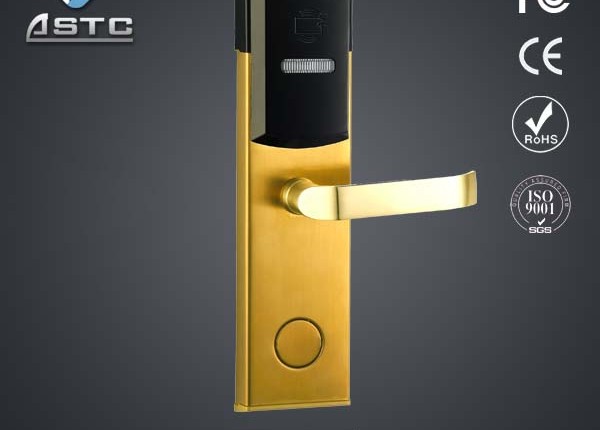 Card reader door lock